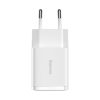 Mazs kompakts 2x USB 10.5W baltais lādētājs