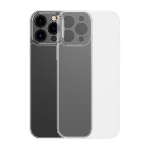 Gadījuma vāks iPhone 13 Pro Max Stingrais korpuss ar gēla rāmja caurspīdīgu rāmi
