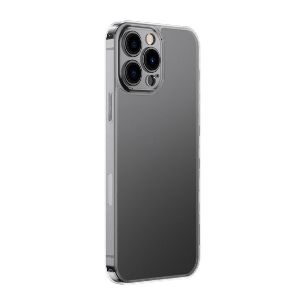 Gadījuma vāks iPhone 13 Pro Max Stingrais korpuss ar gēla rāmja caurspīdīgu rāmi