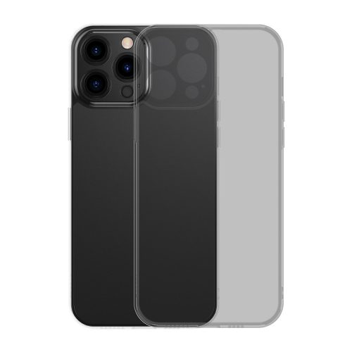 Gadījuma gadījums iPhone 13 Pro stingrs korpuss ar želejas rāmi melnu