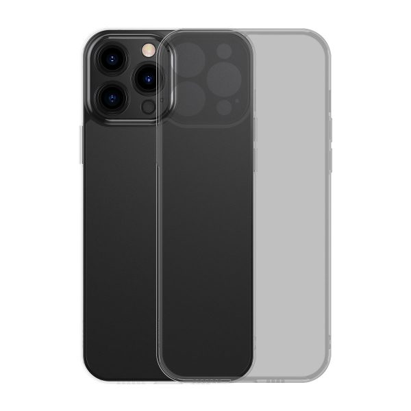 Gadījuma gadījums iPhone 13 Pro stingrs korpuss ar želejas rāmi melnu