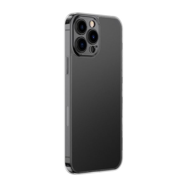 Gadījuma gadījums iPhone 13 Pro stingrs korpuss ar želejas rāmi melnu
