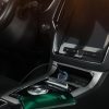 Zelta kontaktoru pro USB + 2X USB-C 65W tumši pelēkas automašīnas lādētājs