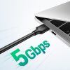 USB kabeļa kabelis - USB 3.2 3M melns