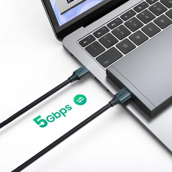 USB kabeļa kabelis - USB 3.2 3M melns