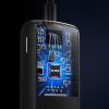 Hub USB -A rumbas porta draiveris - 4x USB 3.2 Gen 1 melns