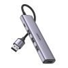 Hub USB rumbas distroller - 4x USB 3.0 pelēks