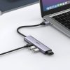 Hub USB rumbas distroller - 4x USB 3.0 pelēks