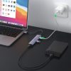 Hub USB rumbas distroller - 4x USB 3.0 pelēks