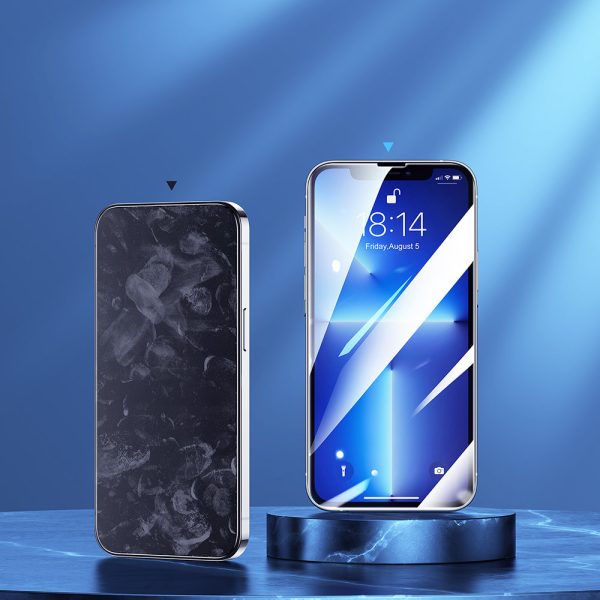 9h rūdīts stikls iPhone 14 Plus visā bruņiniekā 2,5d FS TG Knight komplekts 5 gab.