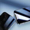 Rūdīts stikls iPhone 14 Plus visā ekrānā ar caurspīdīgu bruņinieku 2.5D TG rāmi