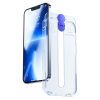 IPhone 14 Pro Max rūdīts stikls ar caurspīdīgu bruņinieku montāžas komplektu