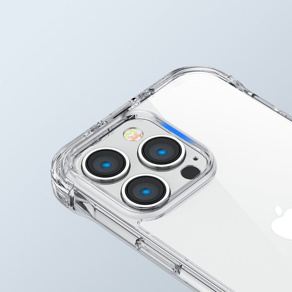 Gadījuma gadījums iPhone 14 Plus bruņu korpusam ar āķiem caurspīdīgs statīvs