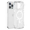 Magnētiskais korpuss iPhone 14 Pro Max bruņotais vāks ar āķiem caurspīdīgu statīvu