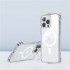Magnētiskais korpuss iPhone 14 Pro Max bruņotais vāks ar āķiem caurspīdīgu statīvu
