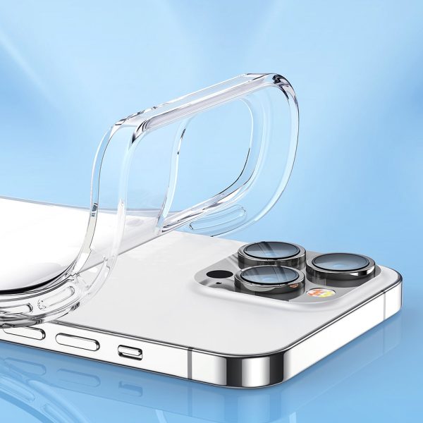 Elastīgs gadījums iPhone 14 Pro izturīgs caurspīdīgā korpusa 14x vāks