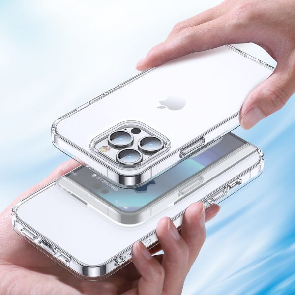 Elastīgs gadījums iPhone 14 Pro Max izturīgs caurspīdīgā korpusa 14x ilgstošs vāks