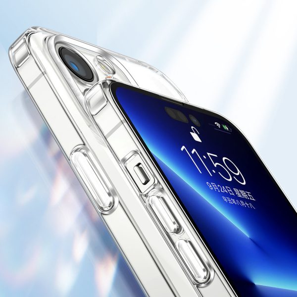 Magnētiskais korpuss iPhone 14 Plus saderīgs ar Magsafe caurspīdīgu 14D