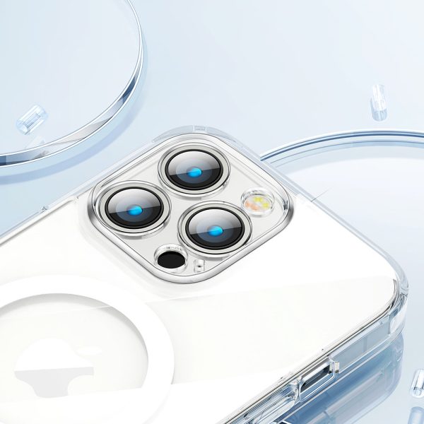 Magnētiskais korpuss iPhone 14 Plus saderīgs ar Magsafe caurspīdīgu 14D