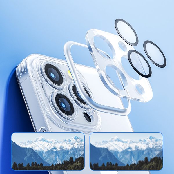 Case Case iPhone 14 Moundation Cover ar pārsegu caurspīdīgai kamerai 14Q