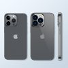 Gadījuma želejas korpuss iPhone 14 Plus Housing Cover ar metālisku rāmi 14q melns