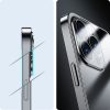 Gadījuma želejas korpuss iPhone 14 Plus Housing Cover ar metālisku rāmi 14q melns