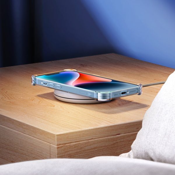Gēla korpuss iPhone 14 Plus ar pastiprinātiem aizsargājošu lietu caurspīdīgu gadījumu