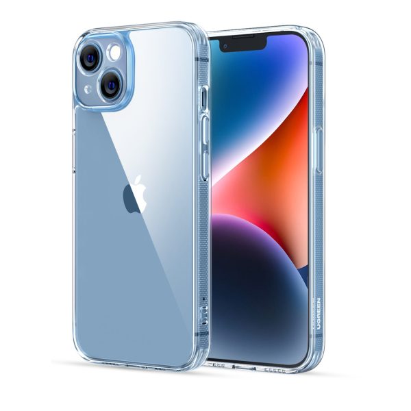 IPhone 14 Plus korpuss ar aizsargājoša gadījuma gēla rāmi