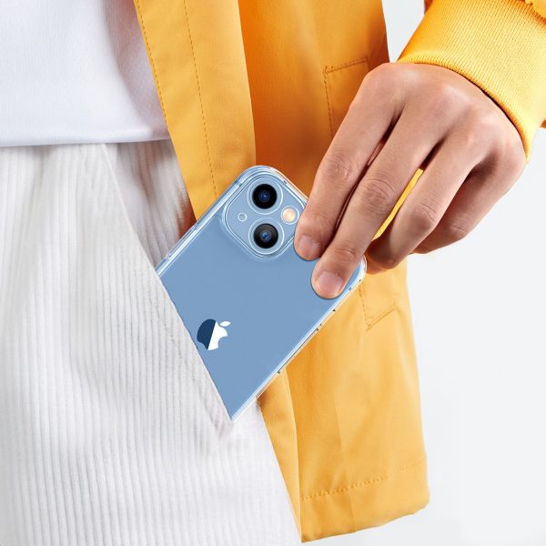 IPhone 14 Plus korpuss ar aizsargājoša gadījuma gēla rāmi