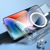 Magnētiskā gēla korpuss iPhone 14 Plus caurspīdīgam magsafe