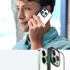 Stingrs korpuss ar želejas rāmi un iebūvētu iPhone 14 pro melno stendu