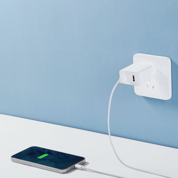 Ātrā tīkla lādētājs Xiaomi Travel Charger Combo USB / USB-C 33W PD White