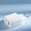 Ātrā tīkla lādētājs Xiaomi Travel Charger Combo USB / USB-C 33W PD White