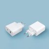 Ātrā tīkla lādētājs Xiaomi Travel Charger Combo USB / USB-C 33W PD White