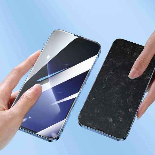 Pilna ekrāna rūdīts stikls ar montāžas rāmi iPhone 14 Plus 6,7 ''