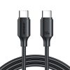 USB-C kabeļa kabelis-USB-C 480MB/s 60W 1m melns