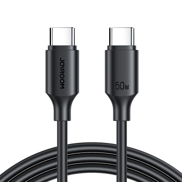 USB-C kabeļa kabelis-USB-C 480MB/s 60W 1m melns