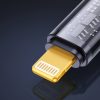 3in1 USB kabelis - USB -C / Lightning / Micro USB 3,5 un 1,2 m melns
