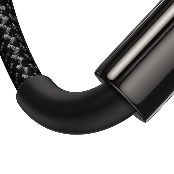 Spēcīgs kabeļa volframa zelta USB - USB -C 480MB/s 100W 2m melns