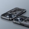 IPhone korpuss 14 bruņu vāks ar pamatnes roktura gredzena turētāju melnu