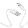 Kabelis kabelis iPhone USB - zibens 3A 1m balts
