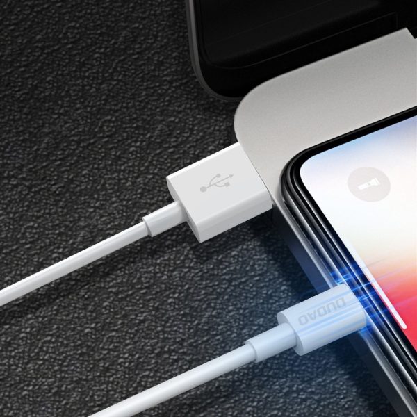 Kabelis kabelis iPhone USB - zibens 3A 1m balts