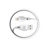 Kabeļa USB kabelis - mikro USB 2,4A 1m balts