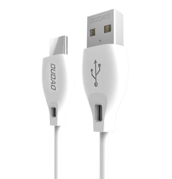 Kabelis USB kabelis - USB -C 2.1A 2m balts