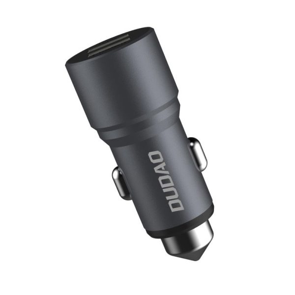 1020386-3-ladowarka-samochodowa-z-mlotkiem-bezpiec-dudao-hurtownia-sklep Automašīnas lādētājs ar drošības āmuru 2x USB 5V 3,1a vārpstas stiklam