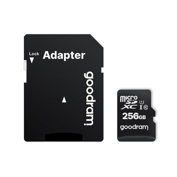 Micro Card 256GB MicroSDXC UHS-I klase 10 + SD adapteris