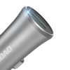 Viedā automašīnas lādētājs R6S 2X USB 3.4A sudrabs