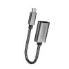 Adaptera adapteris OTG kabelis ar USB uz Micro USB pelēko