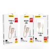 Adaptera adapteris OTG kabelis ar USB uz Micro USB pelēko
