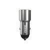 USB-C USB-C PD QC 22.5W pelēkās automašīnas lādētājs
